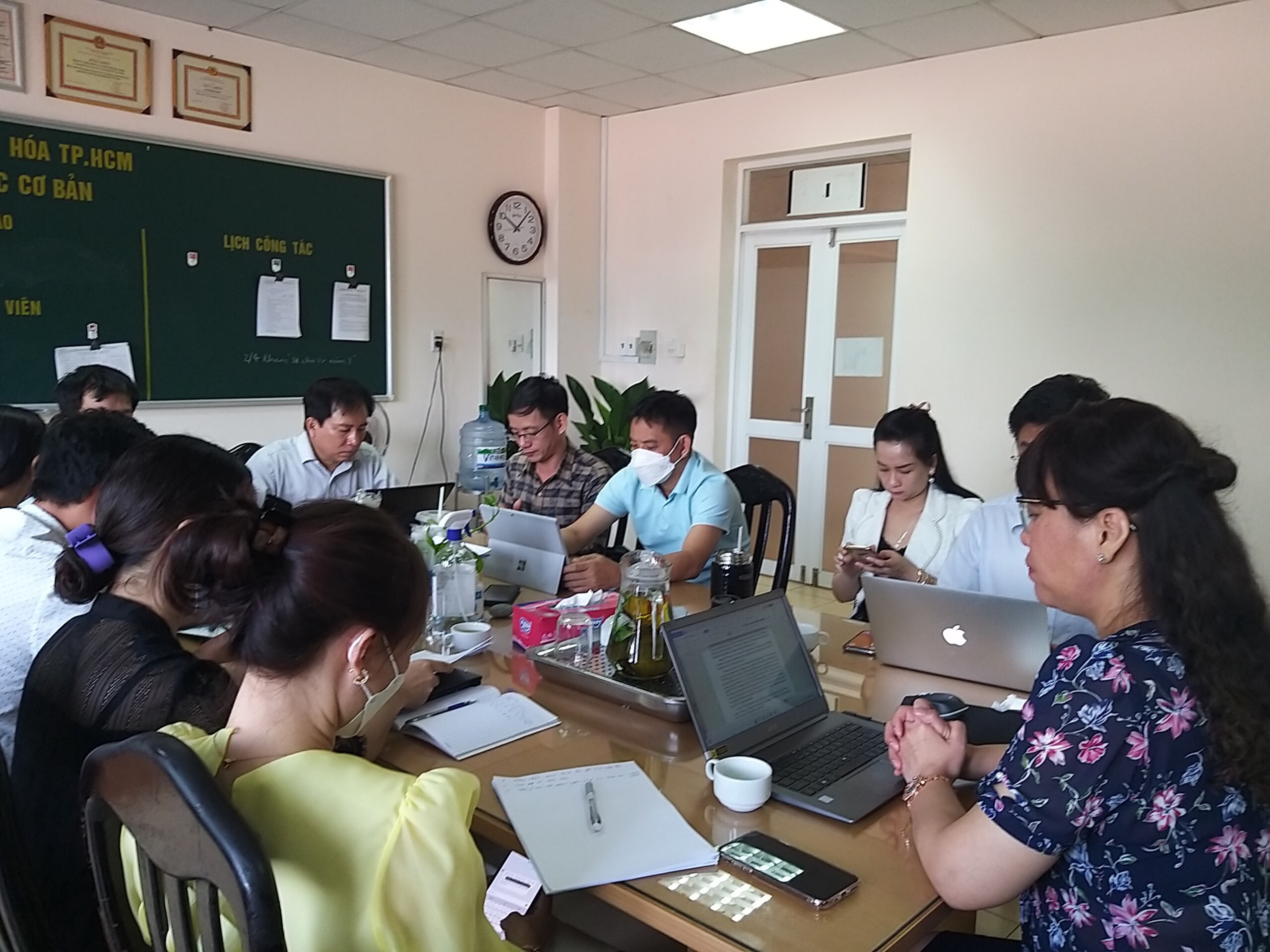 Họp giao ban Khoa Kiến thức cơ bản tháng 2 năm 2023